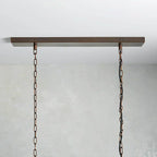 Roselle Glass Rectangular Chandelier