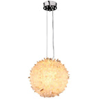 Savoy Crystal Cluster Ball Pendant Light