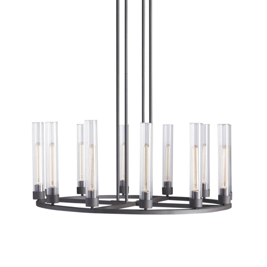 Juniper Glass Round Chandelier
