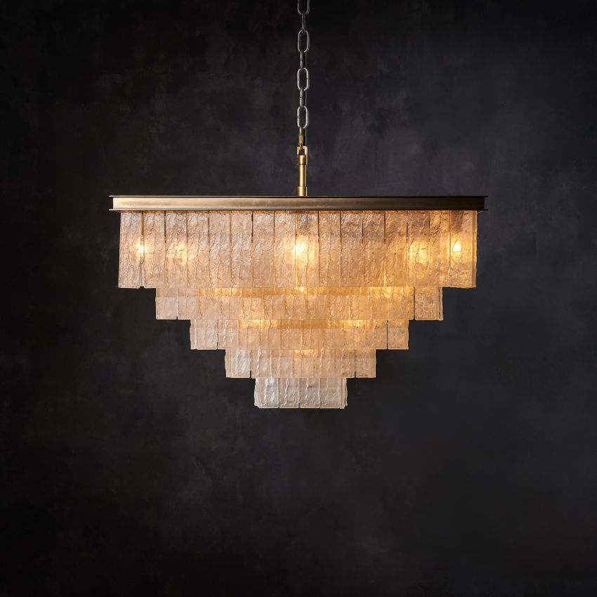 Montclair Glass Square Chandelier