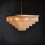 Montclair Glass Square Chandelier