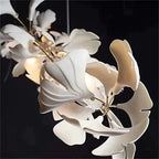 Ceramic Ginkgo Luxury Branch Chandelier 