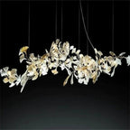 Ceramic Ginkgo Luxury Branch Chandelier 