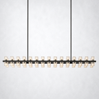 Marlowe Crystal Rectangular Chandelier 54"