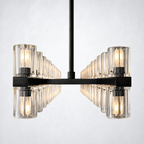 Marlowe Crystal Rectangular Chandelier 72"