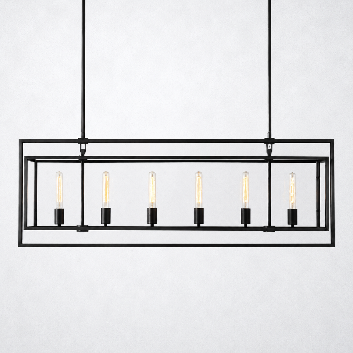 Vallora Vintage Rectangle Chandelier 54"