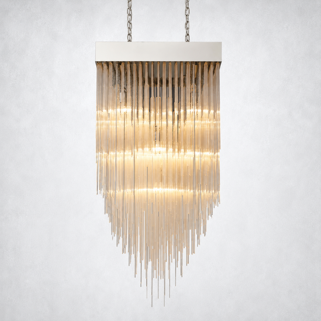Glint Square Chandelier 30"