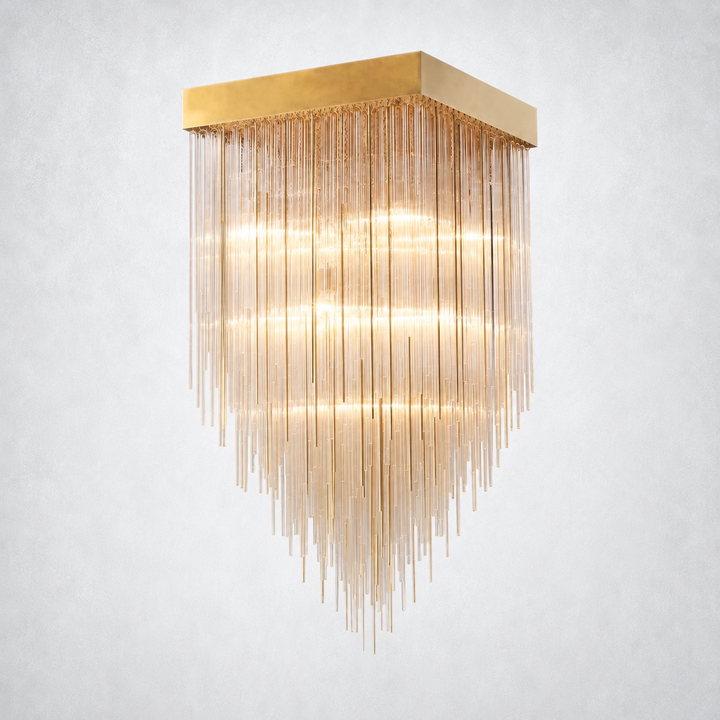 Glint Square Chandelier 30"