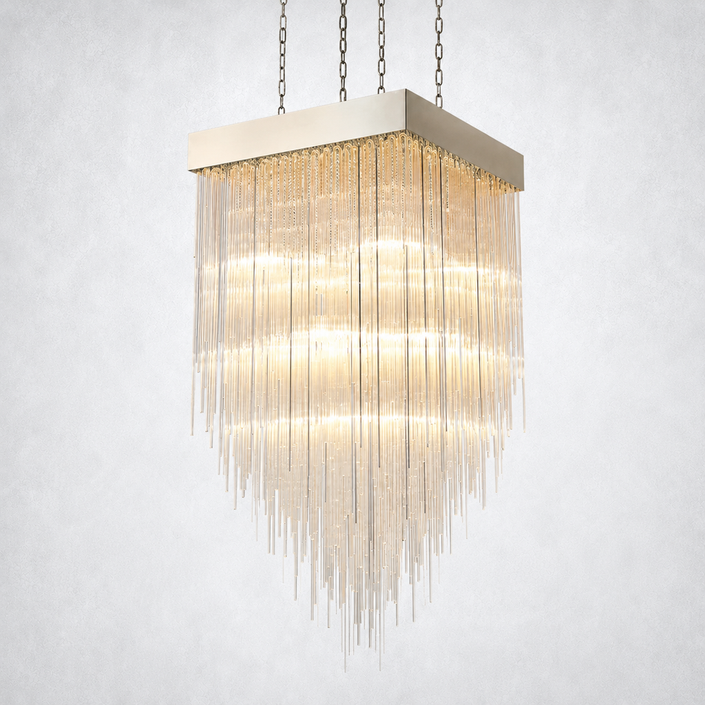 Glint Square Chandelier 30"