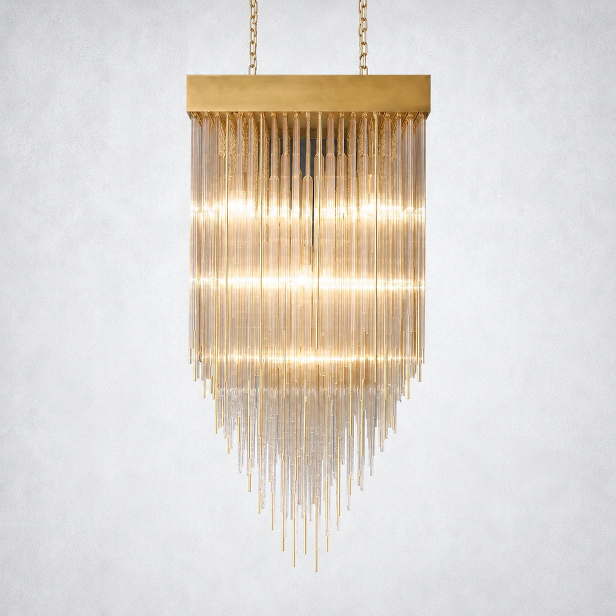 Glint Square Chandelier 30"