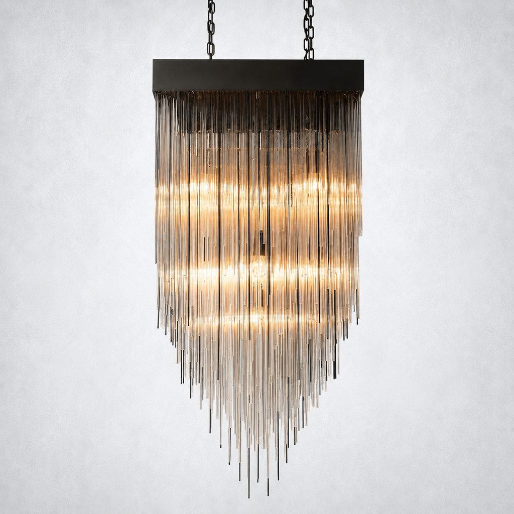 Glint Square Chandelier 30"