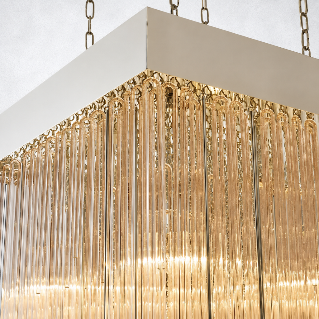 Glint Square Chandelier 30"
