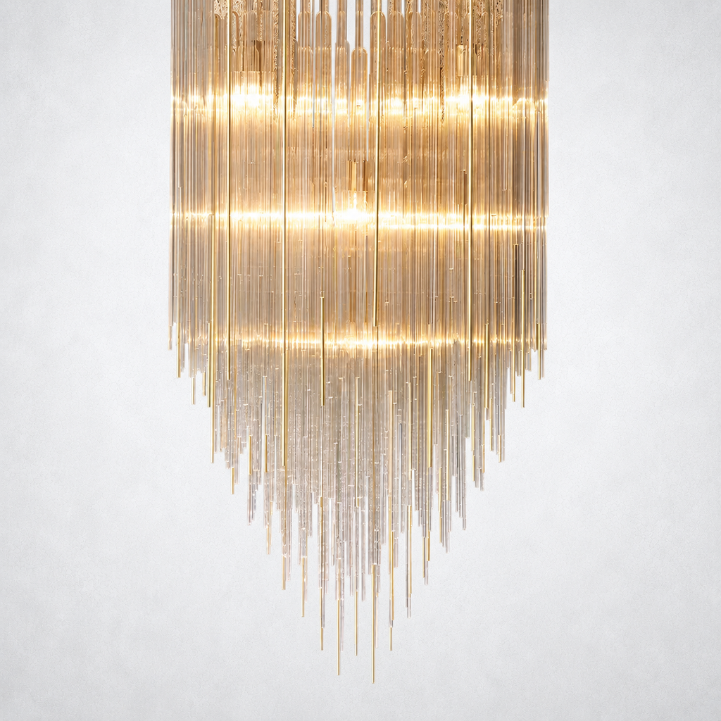 Glint Square Chandelier 30"