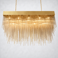 Glint Rectangular Chandelier 54"