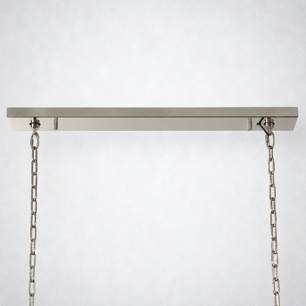 Glint Rectangular Chandelier 54"
