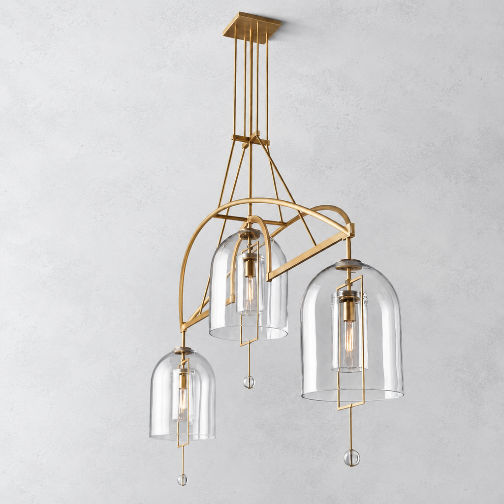 Vesper Round Chandelier 73"