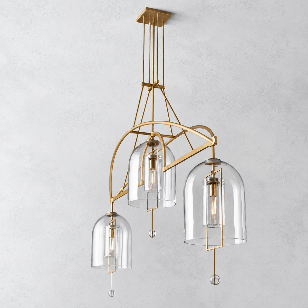 Vesper Round Chandelier 73"