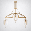 Vesper Round Chandelier 73"