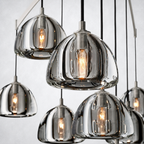 Glowen Glass Round Chandelier 48"