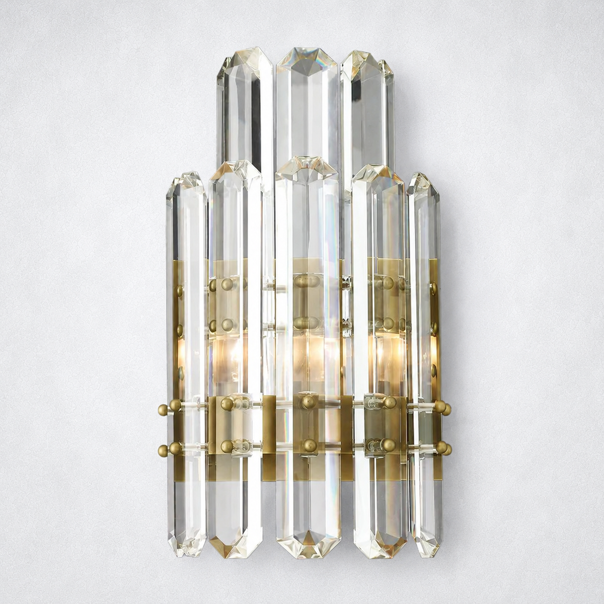 Twilight Prism 2-Tier Wall Sconce