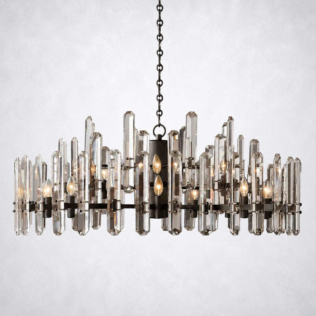 Twilight Prism Round Chandelier 48"