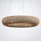 Elysian Crystal Round LED Chandelier 41"