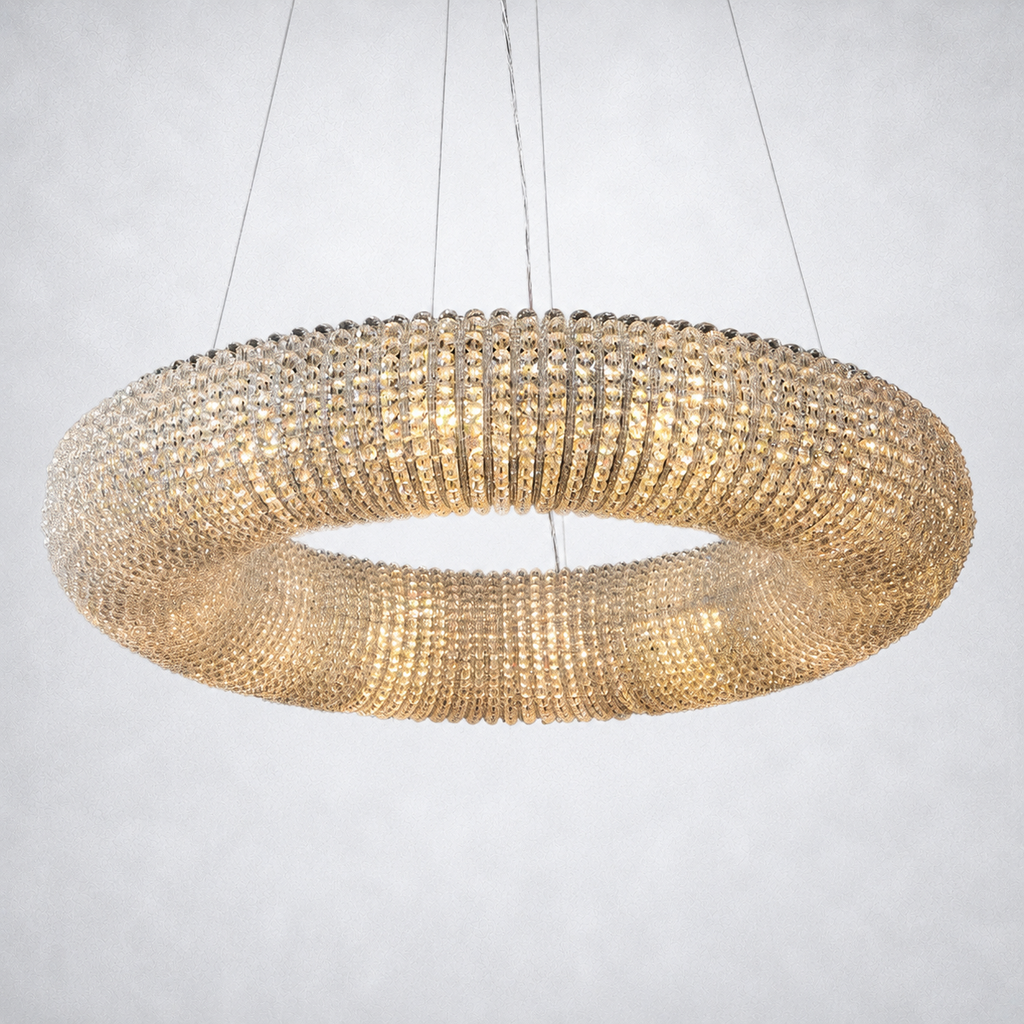 Elysian Crystal Round LED Chandelier 41"