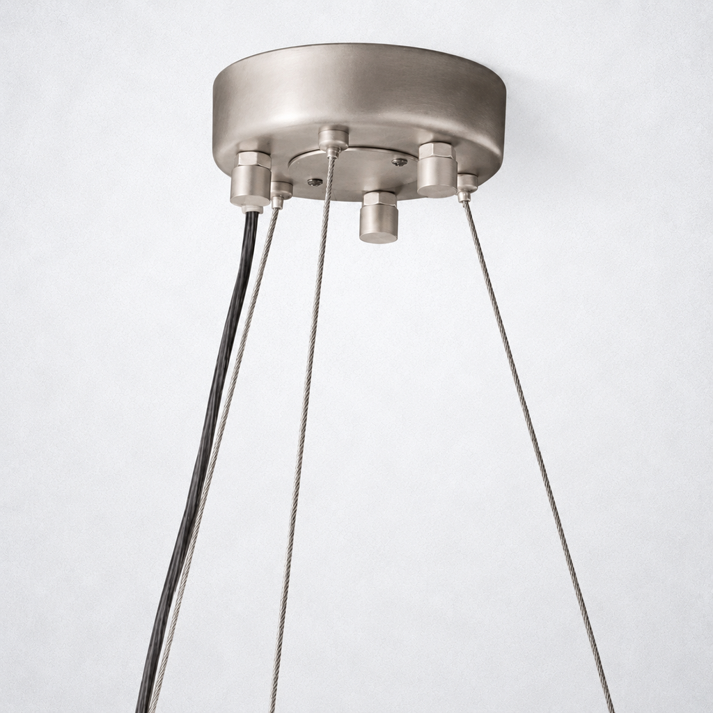 Elysian Crystal Round LED Chandelier 41"