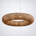 Elysian Crystal Round LED Chandelier 41"