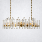 Twilight Prism Linear Chandelier 54"