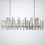 Twilight Prism Linear Chandelier 54"