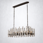 Twilight Prism Linear Chandelier 54"