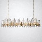 Twilight Prism Linear Chandelier 72"