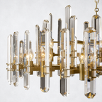 Twilight Prism Linear Chandelier 72"