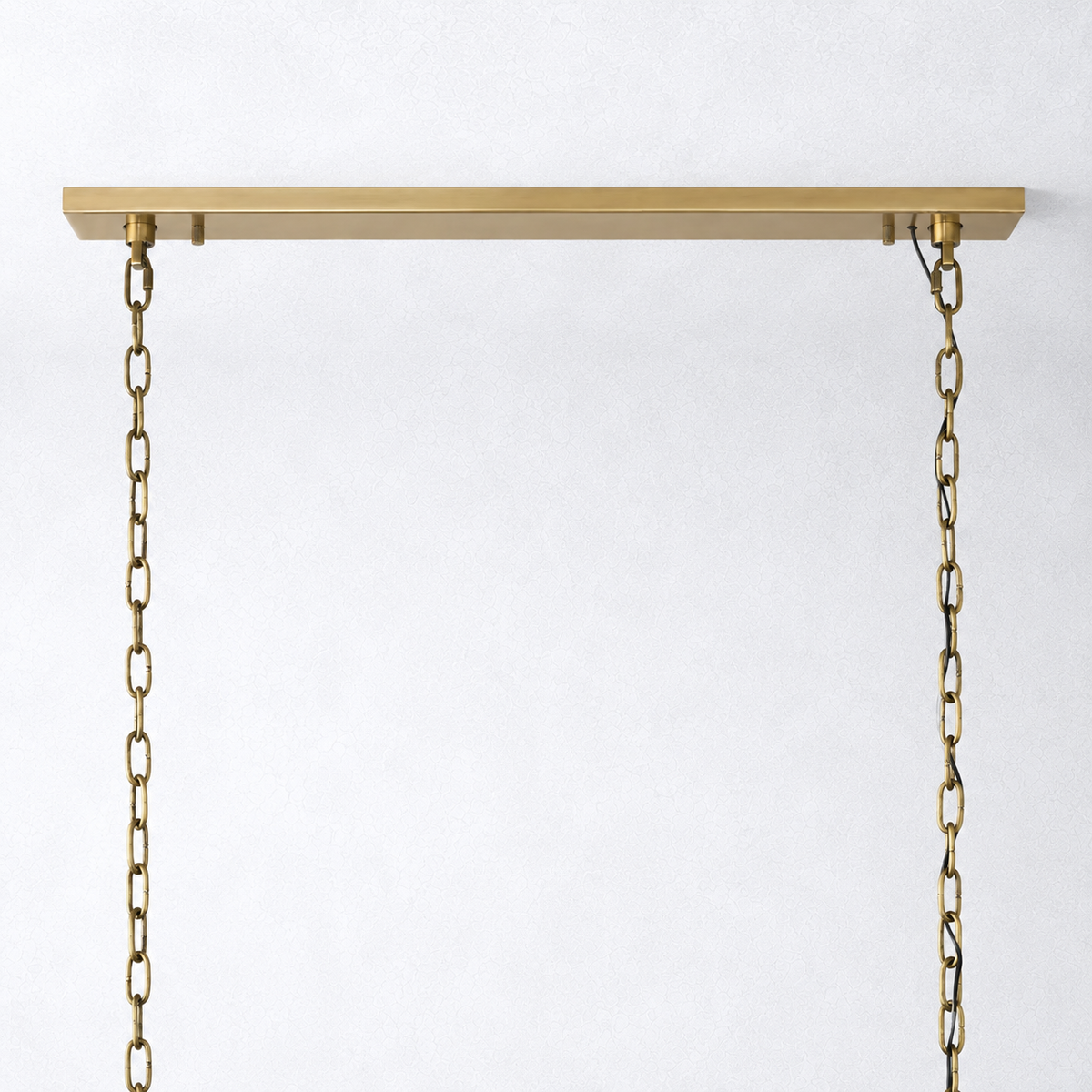 Ellington Calcite Rectangular Chandelier 74"