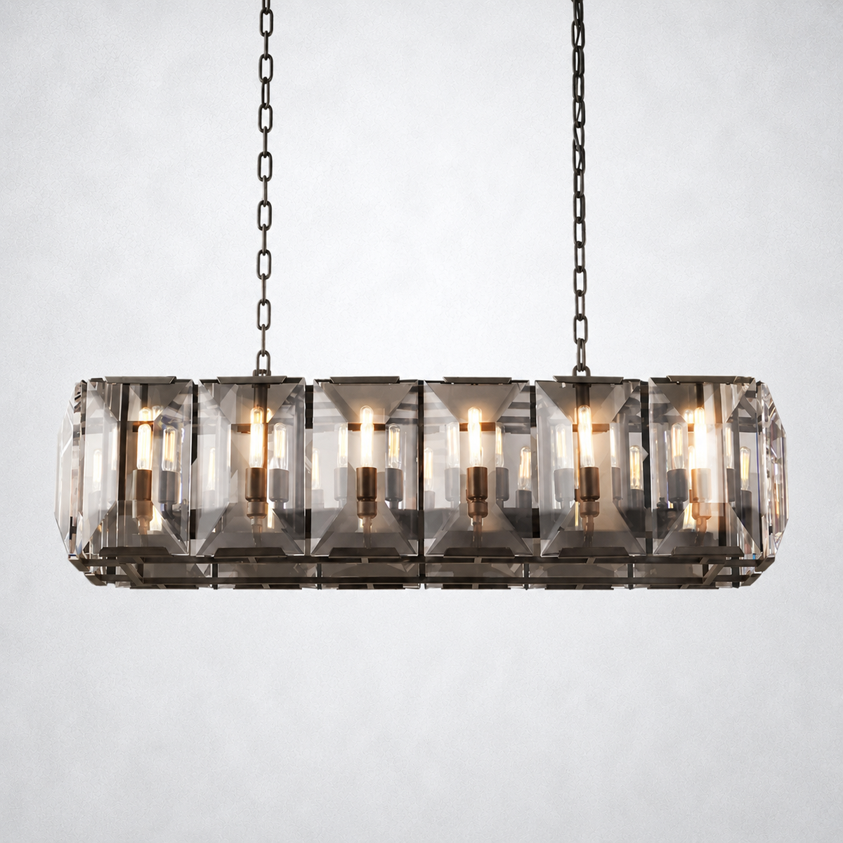 Ellington Crystal Rectangular Chandelier 42“