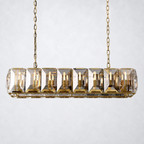 Ellington Crystal Rectangular Chandelier 55“