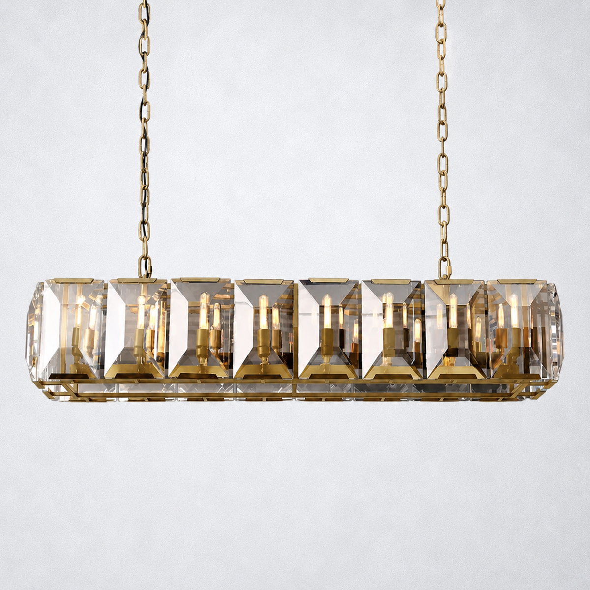 Ellington Crystal Rectangular Chandelier 55“