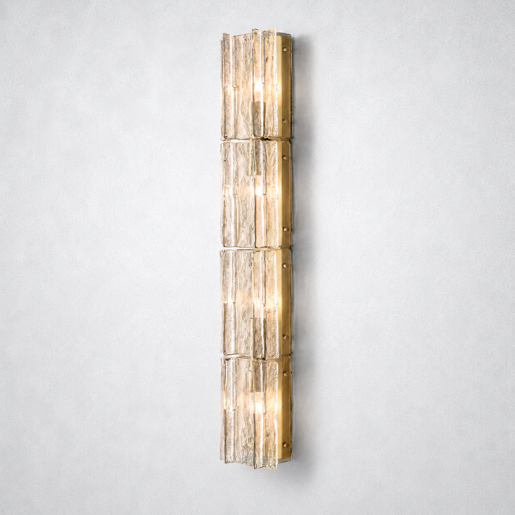 Enclave Clear Glass Grand Sconce