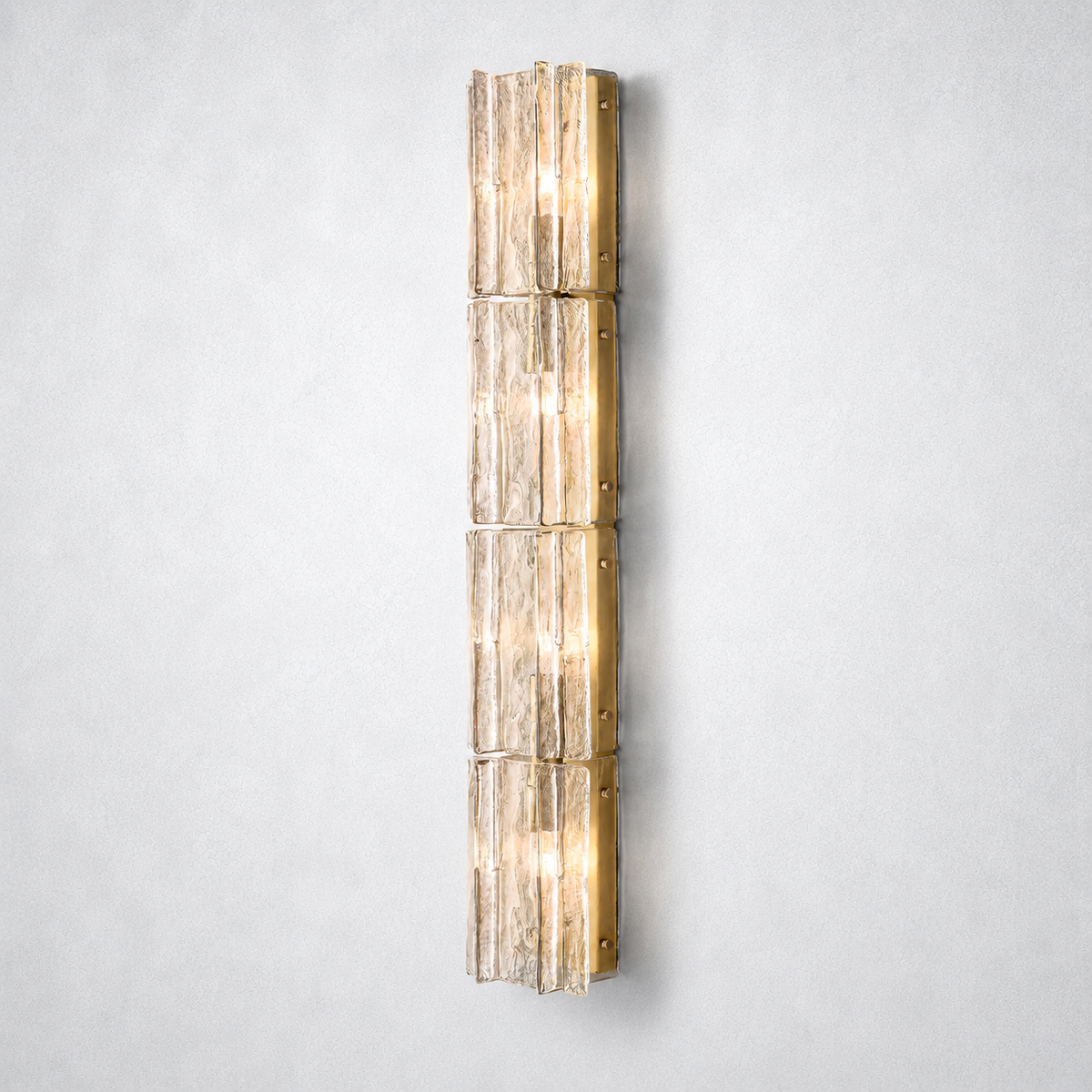 Enclave Clear Glass Grand Sconce