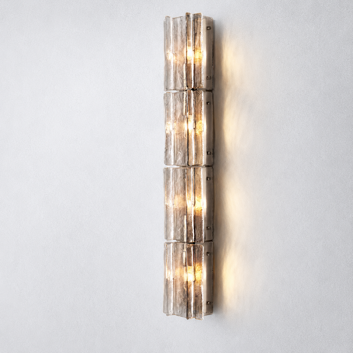 Enclave Clear Glass Grand Sconce