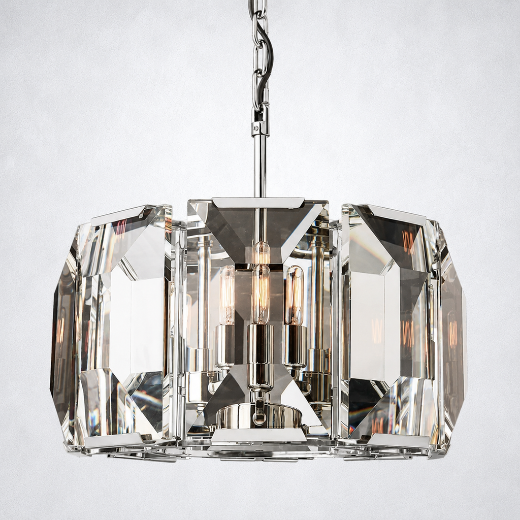 Ellington Crystal Round Chandelier 19“