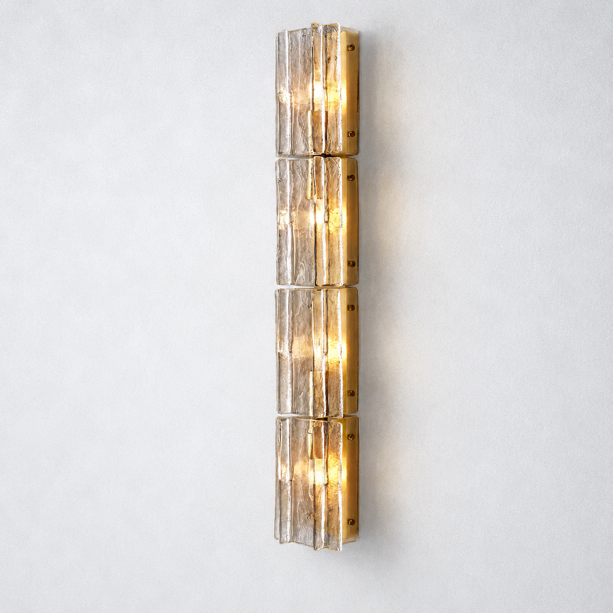 Enclave Clear Glass Grand Sconce