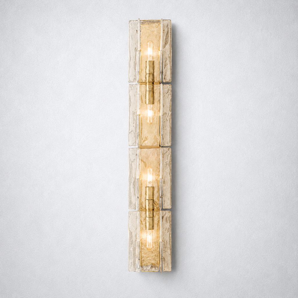 Enclave Clear Glass Grand Sconce