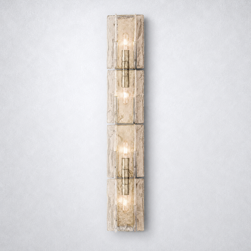 Enclave Clear Glass Grand Sconce
