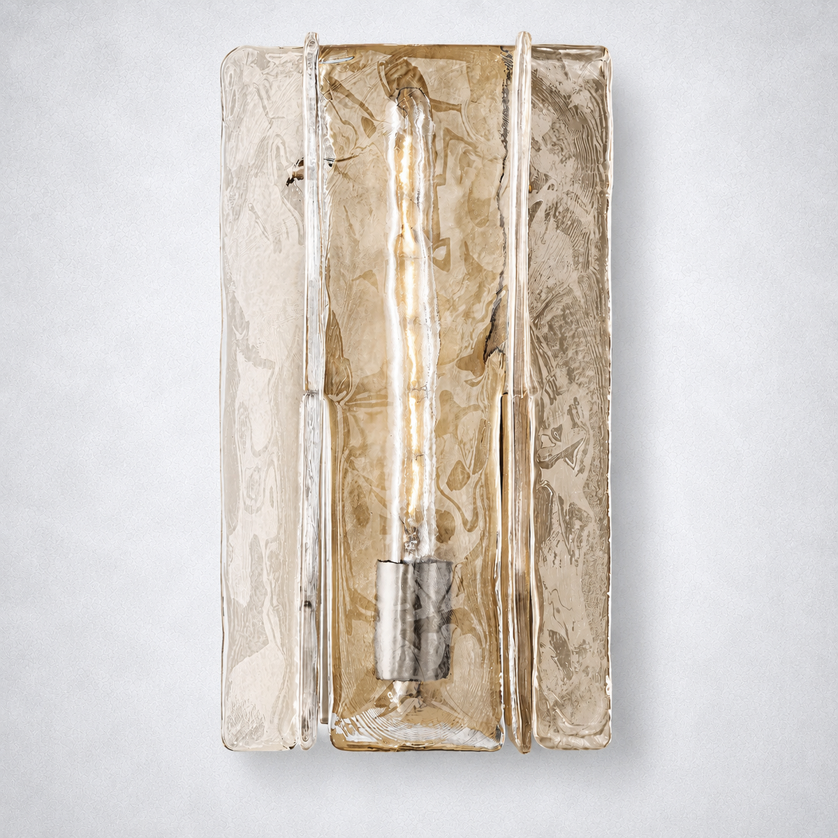 Enclave Clear Glass Sconce 15"