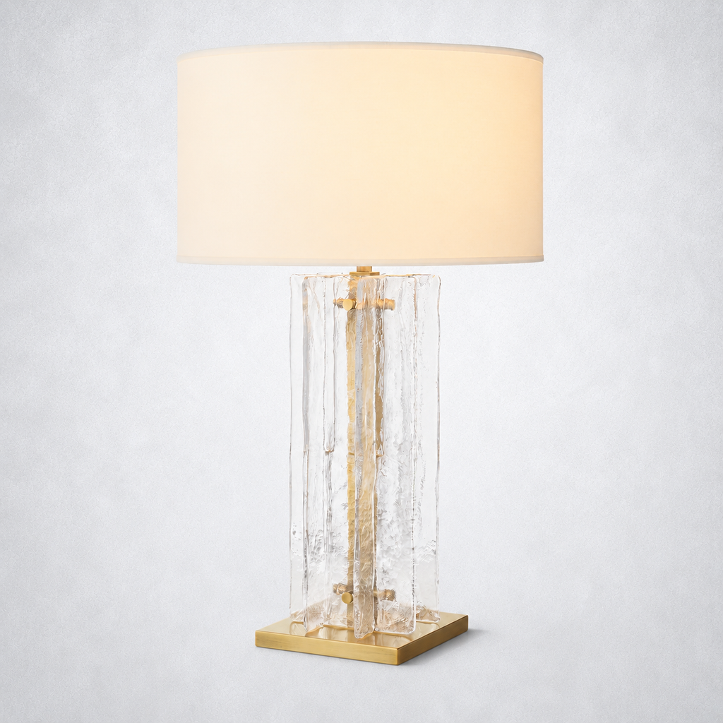 Enclave Clear Glass Table Lamp