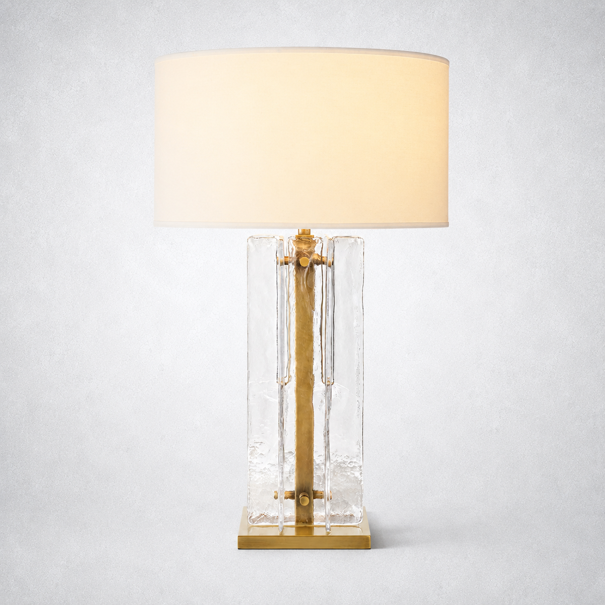 Enclave Clear Glass Table Lamp
