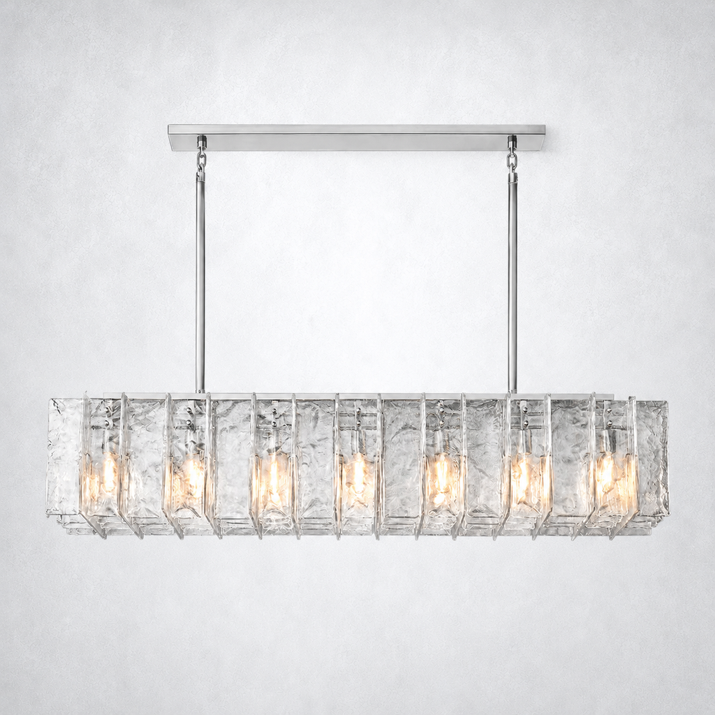 Enclave Rectangular Chandelier 67"