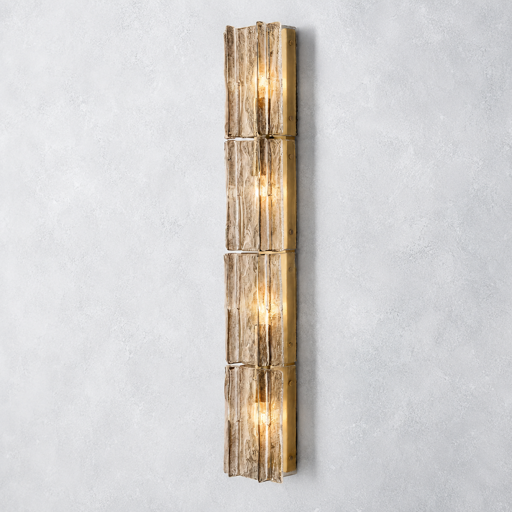 Enclave Smoke Glass Grand Sconce